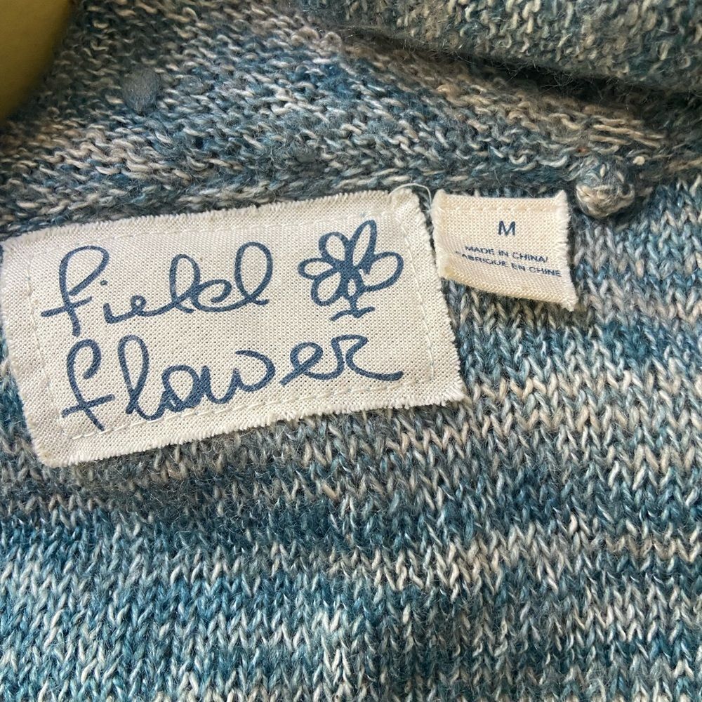COPY - Anthropologie Field Flower Blue Cowl Neck Tunic Medium - Picture 10 of 10